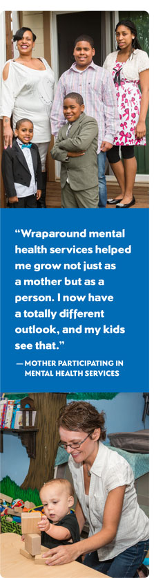 "Wraparound mental health services helped me grow..."