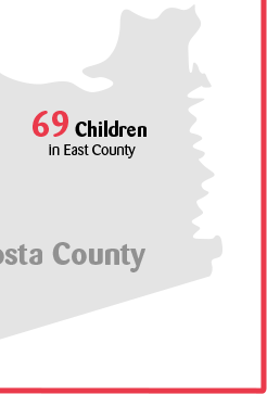 69 Children in East County