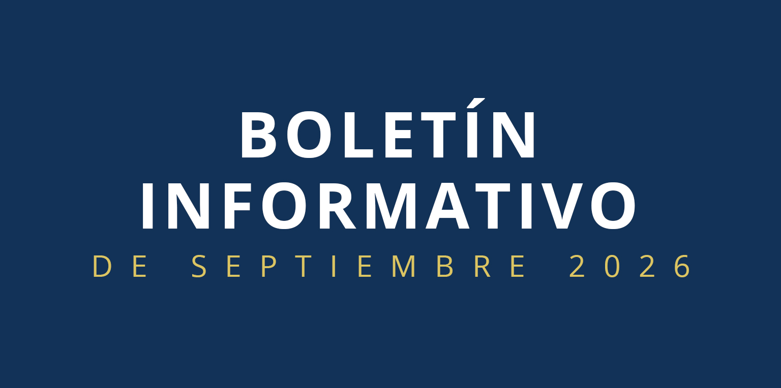 Boletín Informativo de septiembre 2026.